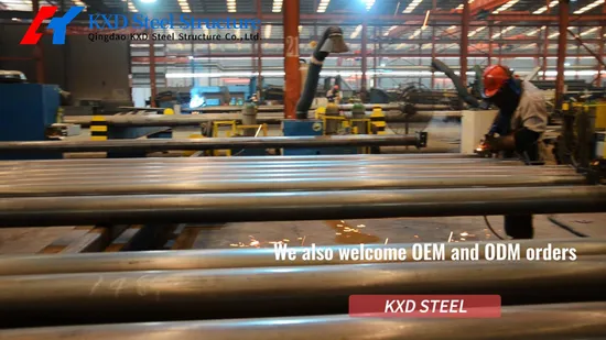 Estrutura de aço leve pré-fabricada avicultura galinheiro (KXD